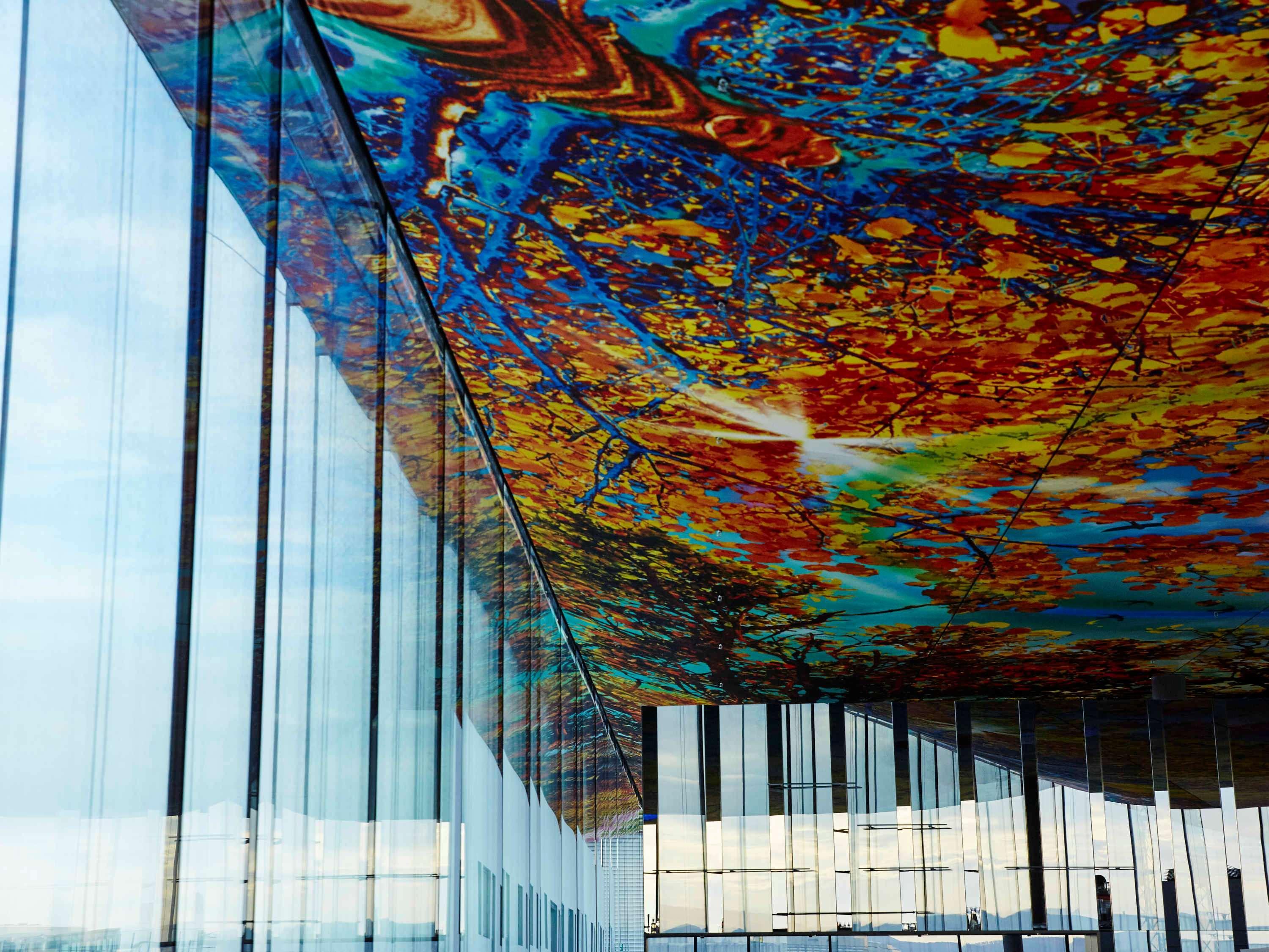 Hotel So/ Vienna Esterno foto The glass roof